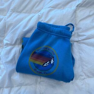 Blue aviator nation Miami sweats